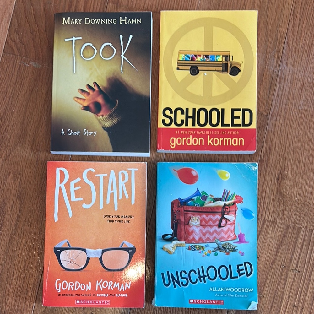 Set of Four Books by Mary Downing Hahn and Gordon Korman